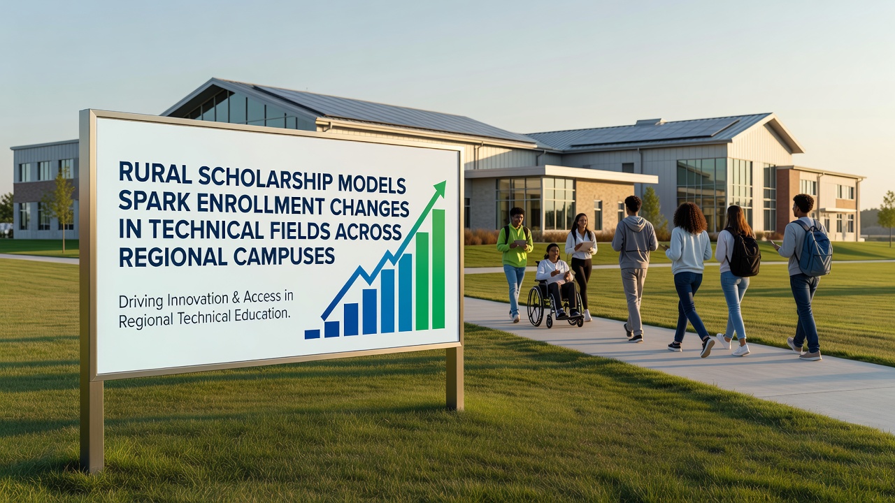 Regional campus laboratory where scholarship-supported students conduct technical research projects